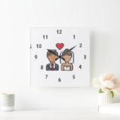 Aangepaste wandklok (voeg uw eigen foto en/of teks (Huis)