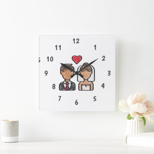 Aangepaste wandklok (voeg uw eigen foto en/of teks (Huis)