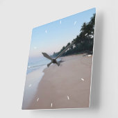 Aangepaste wandklok (voeg uw eigen foto en/of teks (Hoek)