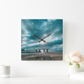 Aangepaste wandklok (voeg uw eigen foto en/of teks (Huis)