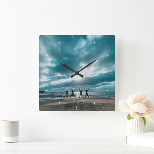 Aangepaste wandklok (voeg uw eigen foto en/of teks (Huis)