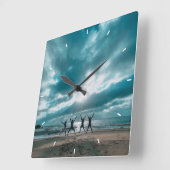 Aangepaste wandklok (voeg uw eigen foto en/of teks (Hoek)