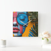 Aangepaste wandklok Voeg uw eigen fotocadeau voor (Huis)