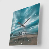 Aangepaste wandklok Voeg uw eigen toe Maak uw eige (Hoek)