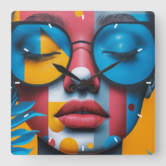 Aangepaste wandklok Voeg uw eigen toe Maak uw eige (Voorkant)