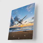 Aangepaste wandklok Voeg uw eigen toe Maak uw eige (Hoek)