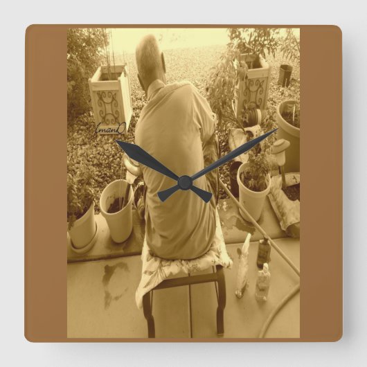 Aangepaste wandklok voor 'Mijn ruimte' (Voorkant)