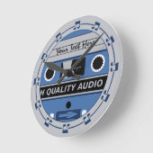 Aangepaste wandklok voor tapes (Hoek)