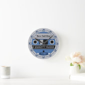 Aangepaste wandklok voor tapes (Huis)