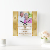 Aangepaste wandklokken voor Jubileum, ELK JAAR (Huis)