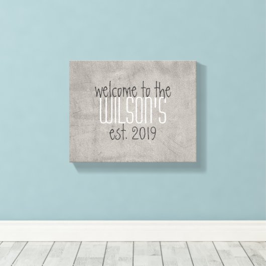 aangepaste wandkunst personaliseren - jouw naam to canvas afdruk (Insitu (Houten vloer))