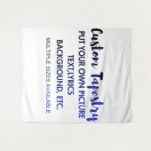 Aangepaste wandtapijt op maat wandkleed (Voorkant (horizontaal))