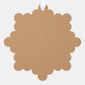 Aangepaste Warm Sand Ornament Kaart (Achterkant)