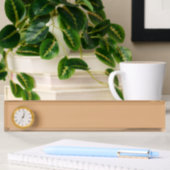 Aangepaste Warm Zand Desk naamplaat Naambordje