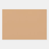 Aangepaste Warm Zand Wrapping Papier – Bulk & Pers Inpakpapier Vel (Voorkant 3)
