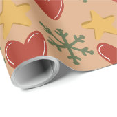 Aangepaste warme ASL vrolijk kerstfeest Cadeaupapier (Rol Hoek)