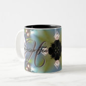 Aangepaste warme chocolade cups tweekleurige koffiemok (Voorkant links)