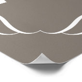 Aangepaste wasdroog wasgoed voor wasgoed poster (Hoek)