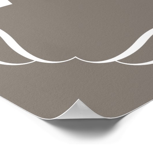 Aangepaste wasdroog wasgoed voor wasgoed poster (Hoek)