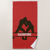 Aangepaste washanddoek strandlaken (Voorkant)