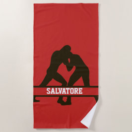 Aangepaste washanddoek strandlaken