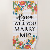 Aangepaste washanddoek voor weddenschappen strandlaken (Voorkant)