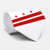 aangepaste Washington DC Stropdas (Opgerold)