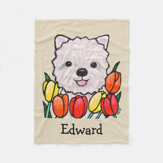 Aangepaste washond Baby Blanket Aangepaste naam de Fleece Deken (Voorkant)