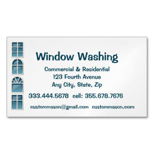 Aangepaste wasmachine voor Windows Magnetisch Visitekaartje