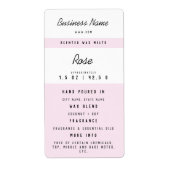 Aangepaste wassmeltlabels etiket (Voorkant)