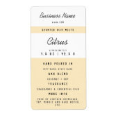 Aangepaste wassmeltlabels etiket (Voorkant)