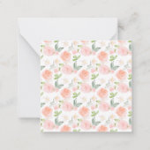 Aangepaste watercolor balletmeisjes cadeau-enclosu notitiekaartje (Achterkant)