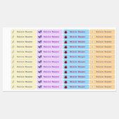 Aangepaste waterdichte kinder keurmerken labels (Vel)