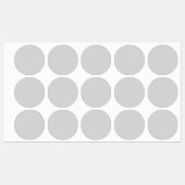 Aangepaste Waterdichte Logo Cirkel Labels (Vel)