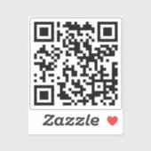 Aangepaste waterdichte Qr-code Stickers (Vel)