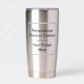 Aangepaste waterfles - Gepersonaliseerde geïsoleer Geïsoleerde Drinkbeker (Voorkant)