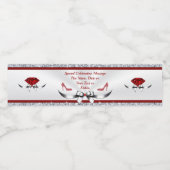 Aangepaste waterfleslabels voor de geboorte waterfles etiket (Enkel label)