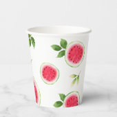 Aangepaste watermeloenkranen papieren bekers (Achterkant)