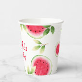 Aangepaste watermeloenkranen papieren bekers (Links)