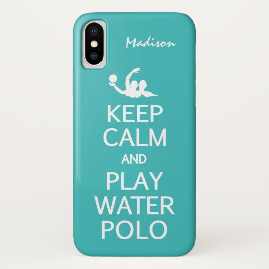 Aangepaste waterpolohoes voor mobiele telefoons, ' Case-Mate iPhone case (Achterkant)