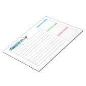 Aangepaste Waterverf aangepast om lijst uit te voe Notitieblok (Schuin)