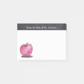 Aangepaste Waterverf Apple vanaf het bureau van de Post-it® Notes (Voorkant)