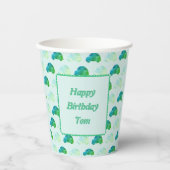 Aangepaste Waterverf Auto's Verjaardag Papieren Cu Bekers (Voorkant)