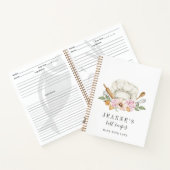 Aangepaste Waterverf Bakkers Gereedschap Recept Sj Notitieboek (Binnen)