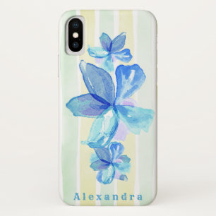 Aangepaste waterverf bloemen Case-Mate iPhone case