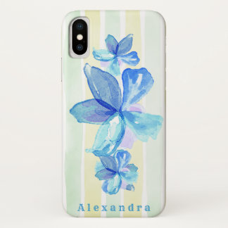 Aangepaste waterverf bloemen Case-Mate iPhone case