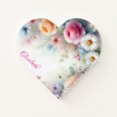 Aangepaste waterverf bloemensjabloon Kleurrijke na Notitieboek (Achterkant)