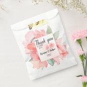 Aangepaste Waterverf Blush Bloemen Huwelijkscadeau Bedankzakje (Gezegeld)