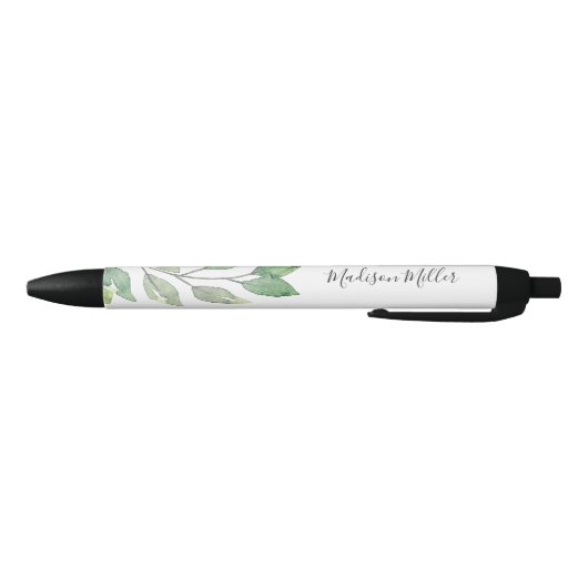 Aangepaste Waterverf botanisch Zwarte Inkt Pen (Bodem)