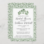 Aangepaste Waterverf Celtic Clover Shamroch Irish Kaart (Voorkant / Achterkant)